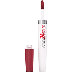 MAYBELLINE Super Stay 24 2-step Long Lasting Liquid Lipstick and Lip Balm  930 City Ablaze  1 count
