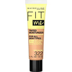 Maybelline Fit Me Tinted Moisturizer  Natural Coverage  Face Makeup  322  1 Count