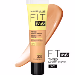 Maybelline Fit Me Tinted Moisturizer  Natural Coverage  Face Makeup  322  1 Count