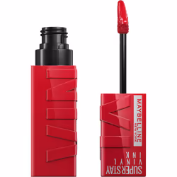 Maybelline Super Stay Vinyl Ink Longwear No-Budge Liquid Lipcolor Makeup Highly Pigmented Color and Instant Shine Wicked C ...
