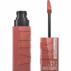 Maybelline Super Stay Vinyl Ink Longwear No-Budge Liquid Lipcolor Makeup  Highly Pigmented Color and Instant Shine  Cheeky  R ...