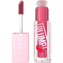 MAYBELLINE Lifter Gloss Lifter Plump  Plumping Lip Gloss with Chili Pepper and 5% Maxi-Lip  Mauve Bite  Sheer Mauve  1 Count
