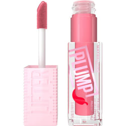 MAYBELLINE Lifter Gloss Lifter Plump  Plumping Lip Gloss with Chili Pepper and 5% Maxi-Lip  Blush Blaze  Sheer Pale Pink  1 Count