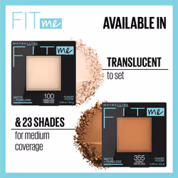 Maybelline Fit Me Matte + Poreless Pressed Face Powder Makeup & Setting Powder  Golden Caramel  1 Count