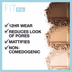 Maybelline Fit Me Matte + Poreless Pressed Face Powder Makeup & Setting Powder  Nutmeg  1 Count