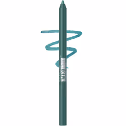 MAYBELLINE Tattoo Studio Sharpenable Eyeliner Pencil 36 Hour Wear Waterproof Tealtini 1 Count