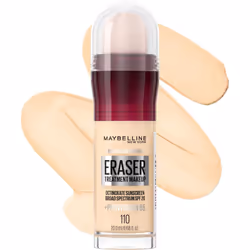 Maybelline Instant Age Rewind Eraser Foundation with SPF 20 and Moisturizing ProVitamin B5  110  1 Count