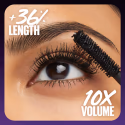 Maybelline The Falsies Surreal Extensions Washable Mascara  Volumizing  Lengthening Mascara Make Up  Meta Black  1 Count