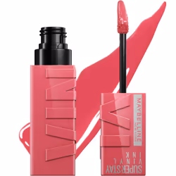 MAYBELLINE Super Stay Vinyl Ink Longwear No-Budge Liquid Lipcolor Make Up  Highly Pigmented Color and Instant Shine  Rogue  1 ...