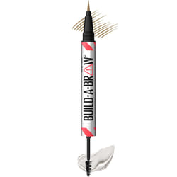 Maybelline Build-A-Brow 2-in-1 Brow Pen and Sealing Brow Gel  Eyebrow Makeup for Real-Looking  Fuller Eyebrows  Blonde  1 Count