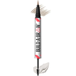 Maybelline Build-A-Brow 2-in-1 Brow Pen and Sealing Brow Gel  Eyebrow Makeup for Real-Looking  Fuller Eyebrows  Soft Brown  1 Count