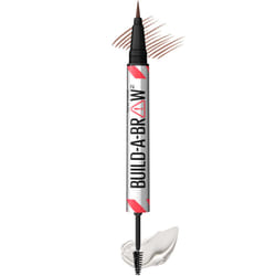 Maybelline Build-A-Brow 2-in-1 Brow Pen and Sealing Brow Gel  Eyebrow Makeup for Real-Looking  Fuller Eyebrows  Medium Brown  1 Count