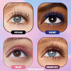 Maybelline Lash Sensational Sky High Mascara Makeup  Volumizing  Lengthening  Defining  Curling  Multiplying  Buildable  Washable Formula  Burgundy Ha