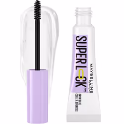 Maybelline Super Lock Brow Glue Eyebrow Gel Lightweight Brow Gel For Up To 24HR Hold Clear 1 Count