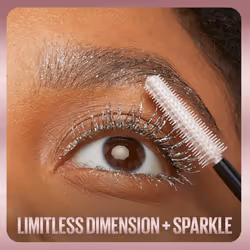 Maybelline Lash Sensational Sky High Glitter Mascara  Diamond Effect Eye Makeup for Lashes and Brows  Washable  Space Diamond  1 Count