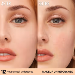 Maybelline Super Stay Lumi-Matte Foundation  Lightweight and Buildable Full Coverage Foundation Makeup For Up To 30HR Wear  112  1 Count