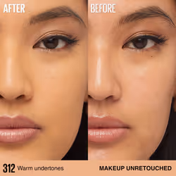 Maybelline Super Stay Lumi-Matte Foundation  Lightweight and Buildable Full Coverage Foundation Makeup For Up To 30HR Wear  312  1 Count