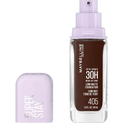 Maybelline Super Stay Lumi-Matte Foundation  Lightweight and Buildable Full Coverage Foundation Makeup For Up To 30HR Wear  405  1 Count