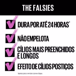 Maybelline Volum' Express The Falsies Waterproof Mascara  Volumizing and Separating Make Up Formula  Very Black  1 Count