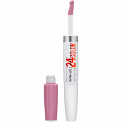 Maybelline SuperStay 24 2-Step Liquid Lipstick Makeup, Lasting Lilac, 1 kit