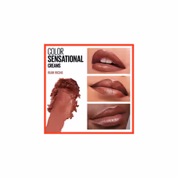 Maybelline New York color Sensational Lipstick  Lip Makeup  cream Finish  Hydrating Lipstick  Rum Riche  Deep Nude 1 count