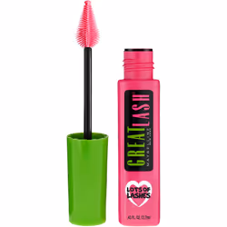 Maybelline New York Makeup great Lash Lots Of Lashes Washable Mascara, Brownish Black Mascara, 043 fl oz