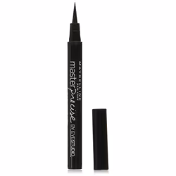 Maybelline Eyestudio Master Precise All Day Liquid Eyeliner Makeup  Black  0.034 fl. oz.