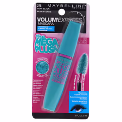 Maybelline New York Volume Express Mega Plush Waterproof Mascara Very Black 0.3 Fluid Ounce (I0099016)