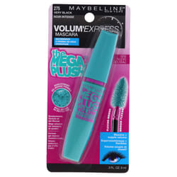 Maybelline New York Volume Express Mega Plush Waterproof Mascara  Very Black  0.3 Fluid Ounce  (I0099016)
