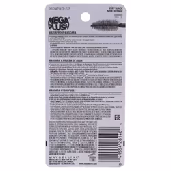 Maybelline New York Volume Express Mega Plush Waterproof Mascara  Very Black  0.3 Fluid Ounce  (I0099016)