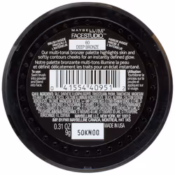 Maybelline New York Face Studio Master Hi-Light Bronzer  Deep Bronze  0.31 Ounce