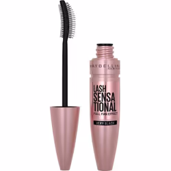 Maybelline New York Lash Sensational Washable Mascara  Lengthening and Volumizing for a Full Fan Effect  Very Black  1 count