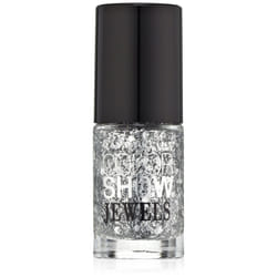 Maybelline New York Color Show Jewels Nail Lacquer Top Coat  Platinum Adorn  0.23 Fluid Ounce