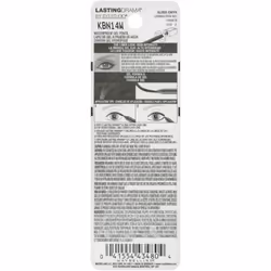 Maybelline New York Eyestudio Lasting Drama Waterproof Matte gel Pencil Black Eyeliner Makeup, Sleek Onyx, 1 count