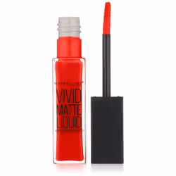Maybelline New York Color Sensational Vivid Matte Liquid Lipstick Rebel Red 0.26 fl. oz.