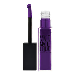 Maybelline New York Color Sensational Vivid Matte Liquid Lipstick  Vivid Violet  0.26 fl. oz.