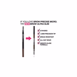 Maybelline Brow Precise Micro Eyebrow Pencil Makeup  Blonde  0.002 oz.