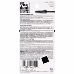 Maybelline Lash Sensational Luscious Washable Mascara  Very Black  0.32 fl. oz.  Washable Very Black  1 Count