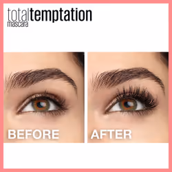 Maybelline New York Total Temptation Washable Mascara  Brownish Black  027 fl oz