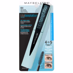Maybelline New York Makeup Total Temptation Waterproof Mascara  Very Black  03 Fl Oz Pack of 1   K2466800