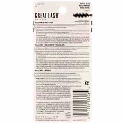 Maybelline Great Lash Washable Mascara  Royal Blue  1 Tube