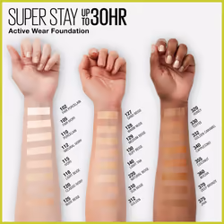 Maybelline Super Stay Full Coverage Liquid Foundation Active Wear Makeup  Up to 30Hr Wear  Transfer  Sweat & Water Resistant  Matte Finish  Golden  1