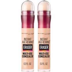Maybelline Instant Age Rewind Eraser Dark Circles Treatment Multi-Use Concealer  Light  0.2 Fl Oz  2 Count