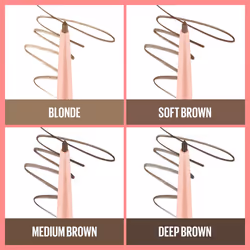 Maybelline Total Temptation Eyebrow Definer Pencil  Blonde  1 Count