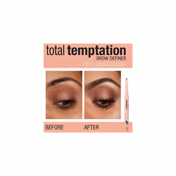 Maybelline New York Total Temptation Eyebrow Definer Pencil, Soft Brown, 1 count