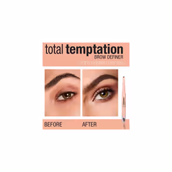 Maybelline New York Total Temptation Eyebrow Definer Pencil, Soft Brown, 1 count