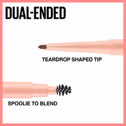 Maybelline Total Temptation Eyebrow Definer Pencil  Medium Brown  1 Count