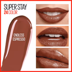 Maybelline Super Stay 24  2-Step Liquid Lipstick Makeup  Long Lasting Highly Pigmented Color with Moisturizing Balm  Endless Espresso  Brown  1 Count