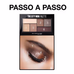Maybelline New York The City Mini Eyeshadow Palette Makeup  Brooklyn Nudes  0.14 oz.
