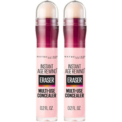 Maybelline Instant Age Rewind Eraser Dark Circles Treatment Multi-Use Concealer  Brightener  0.2 Fl Oz (Pack of 2)